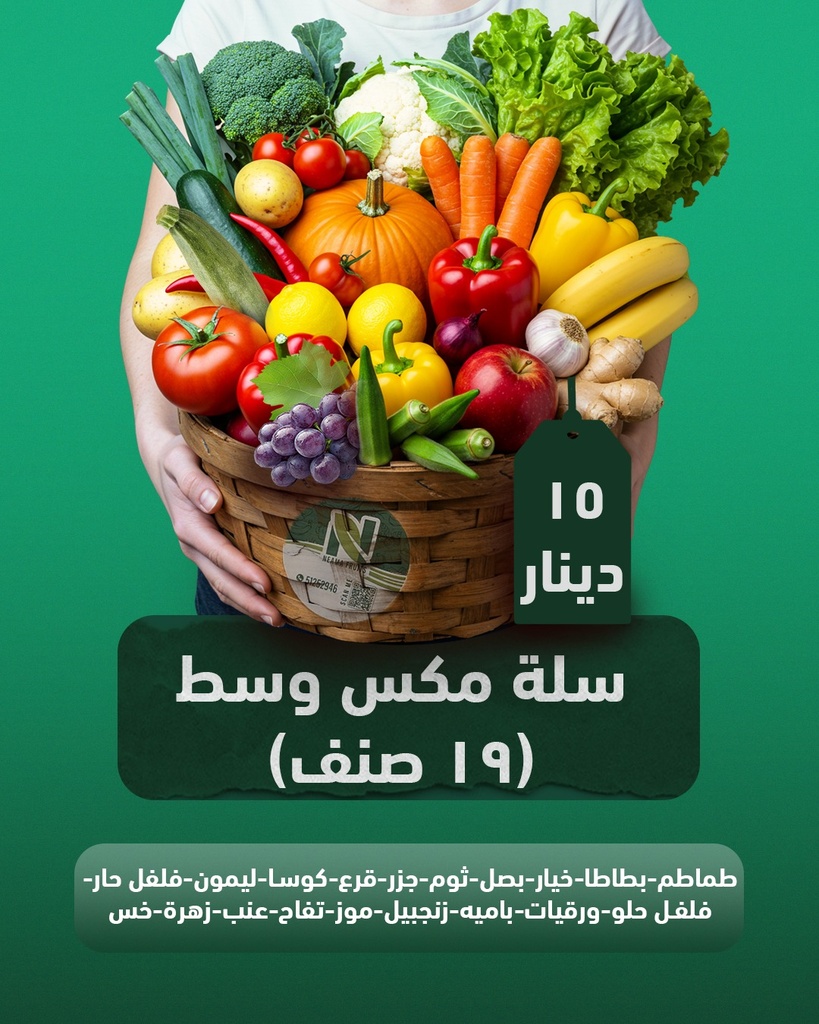 سلة مكس وسط 19 صنف